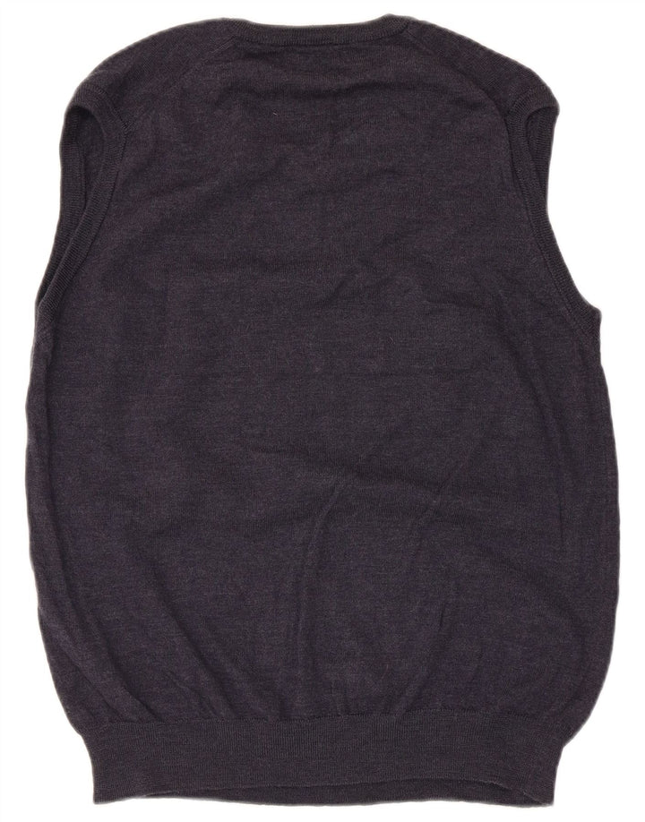 Marks & Spencer Herren Weste Tank Top Small Marineblau