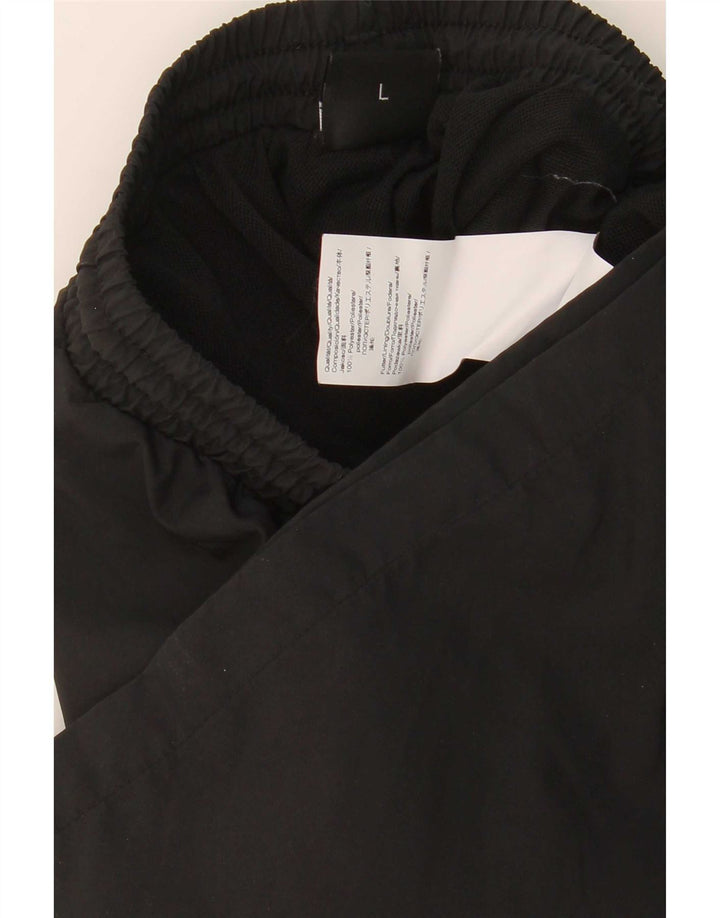 Hugo Boss Herren-Sportshorts, groß, aus schwarzem Polyester