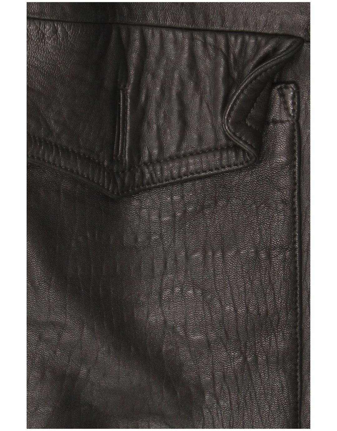 Henry Cottons Damen Übergroße Lederjacke IT 42 Mittelschwarzes Leder