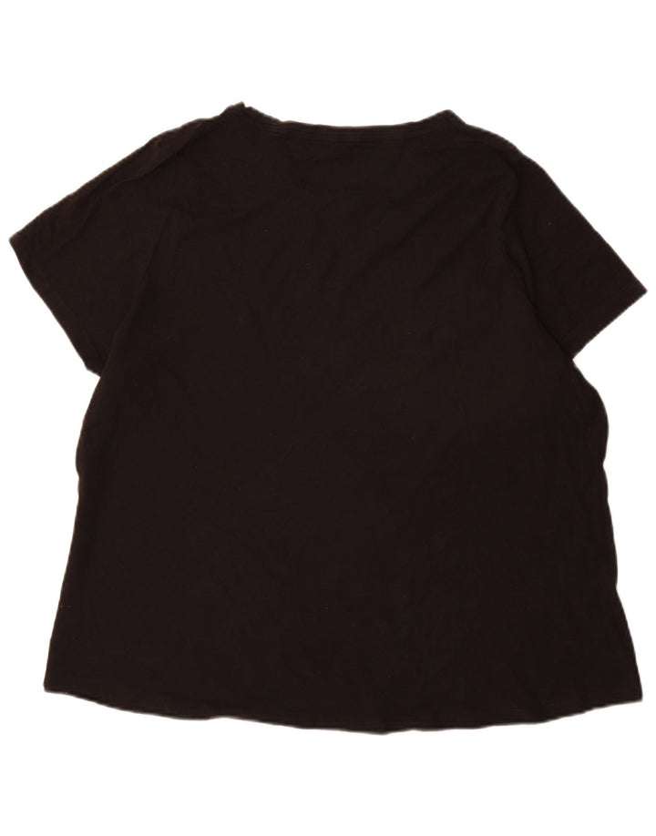 Puma Damen Grafik T-Shirt Top UK 20 2XL Schwarz