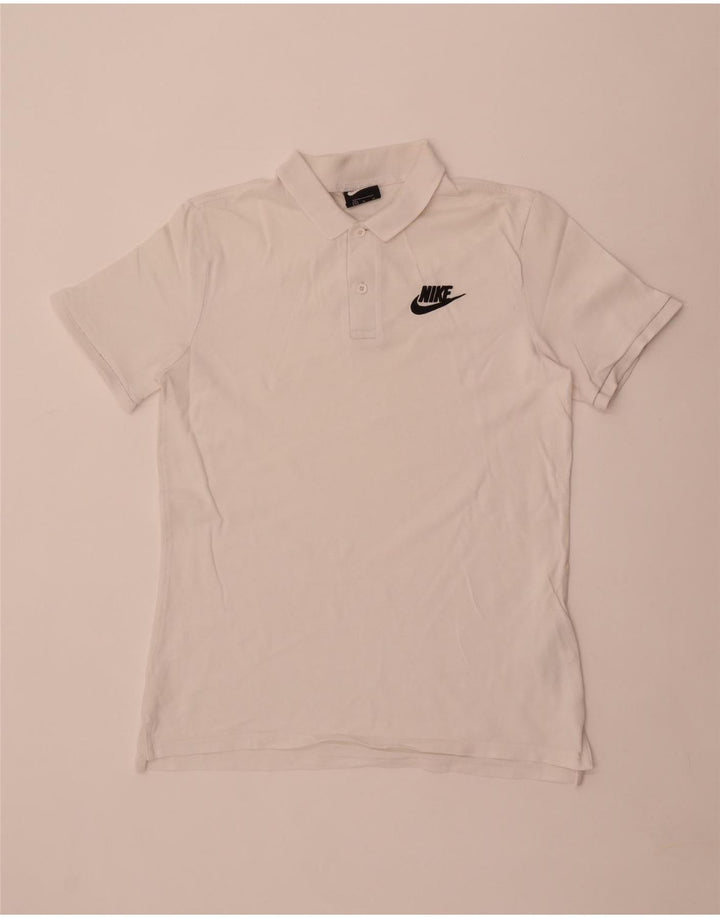 Nike Herren-Poloshirt, mittelweiße Baumwolle