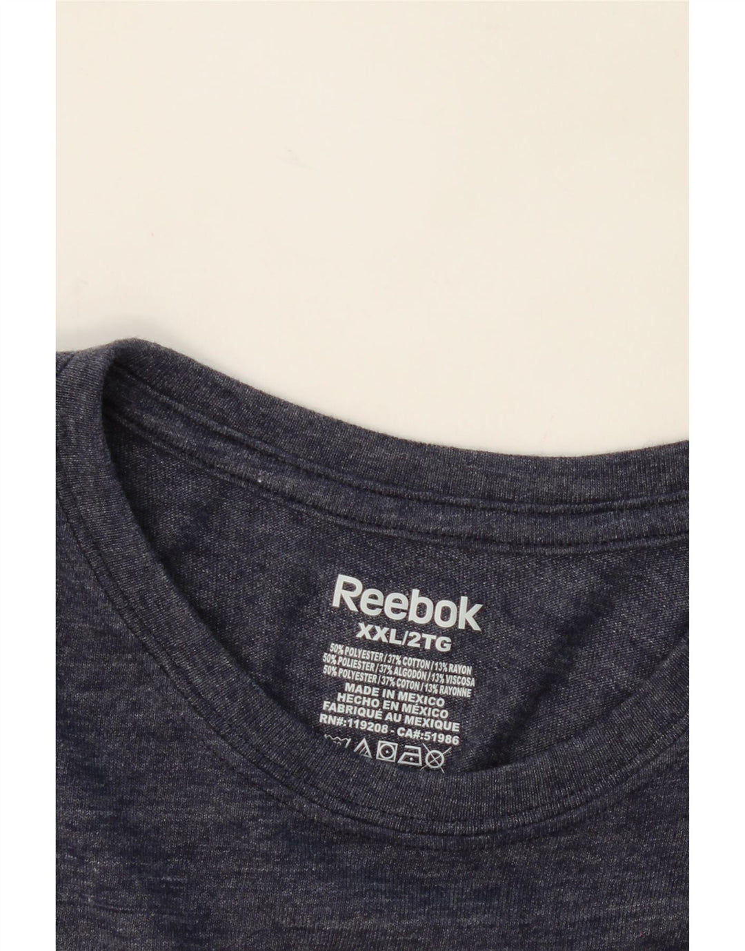 Mens Graphic T-Shirt Top 2XL Vintage Reebok and Second-Hand Reebok from Messina Hembry 