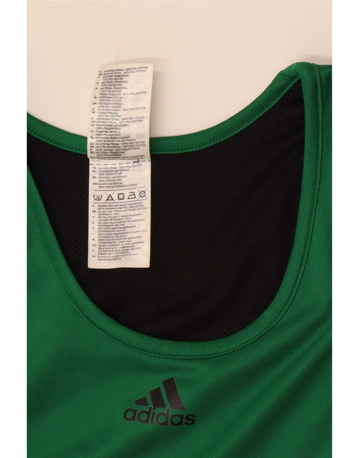 Adidas Herren Weste Top Small Grün Polyester