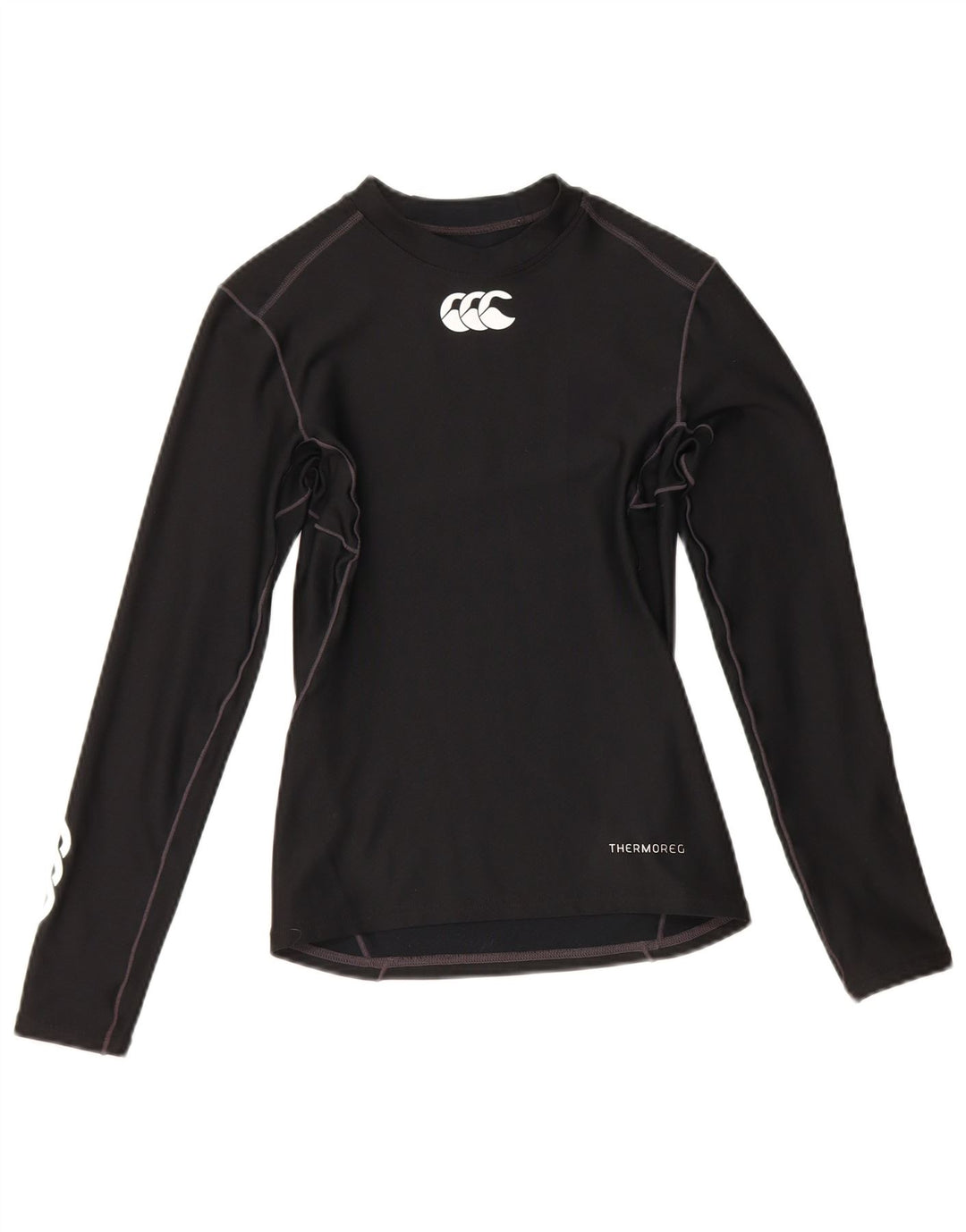 Canterbury Womens Graphic Top Langarm UK 14 Large Schwarz Polyester