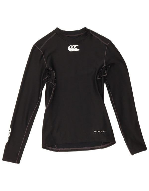 Canterbury Womens Graphic Top Langarm UK 14 Large Schwarz Polyester