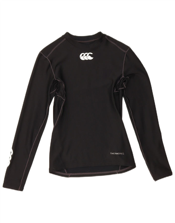 Canterbury Womens Graphic Top Langarm UK 14 Large Schwarz Polyester