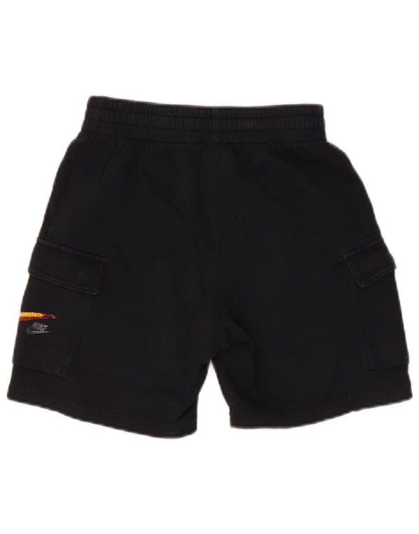 NIKE Sportshorts für Jungen, 10–11 Jahre, mittelgroß, schwarze Baumwolle