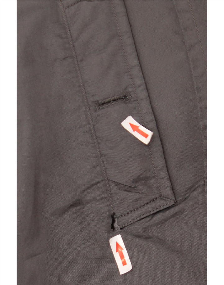 PEUTEREY Mens Raincoat UK 40 Large Grey Polyamide