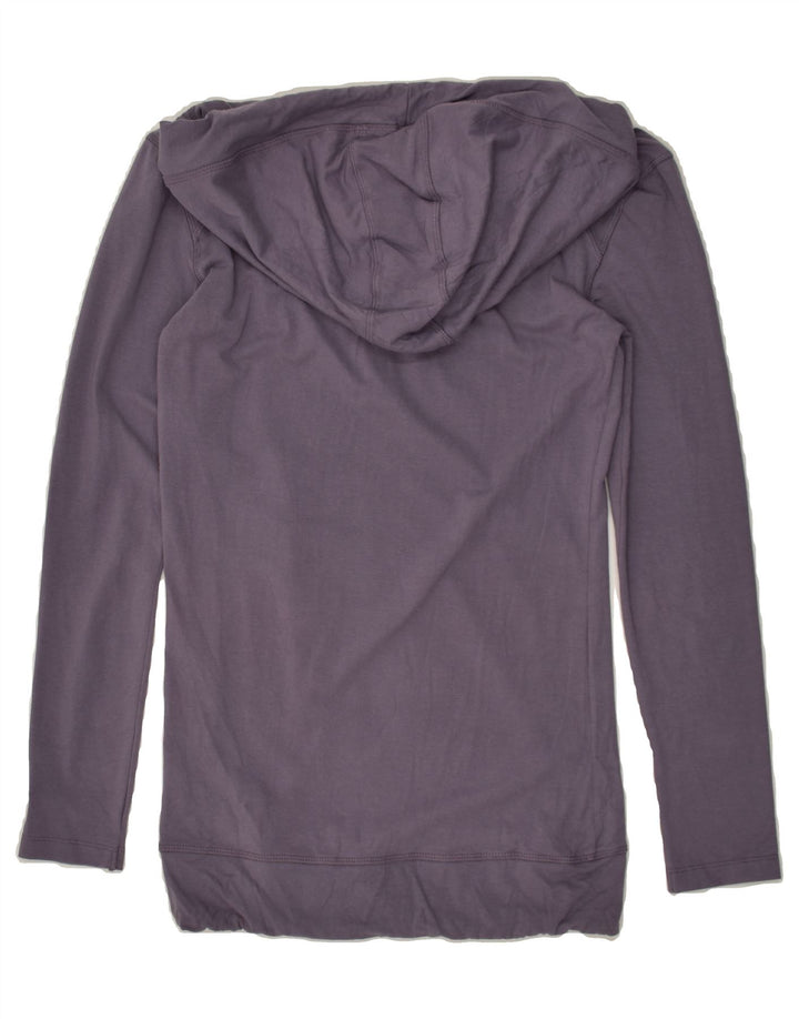 ELLESSE Womens Hoodie Jumper UK 12 Medium Purple Cotton | Vintage Ellesse | Thrift | Second-Hand Ellesse | Used Clothing | Messina Hembry 