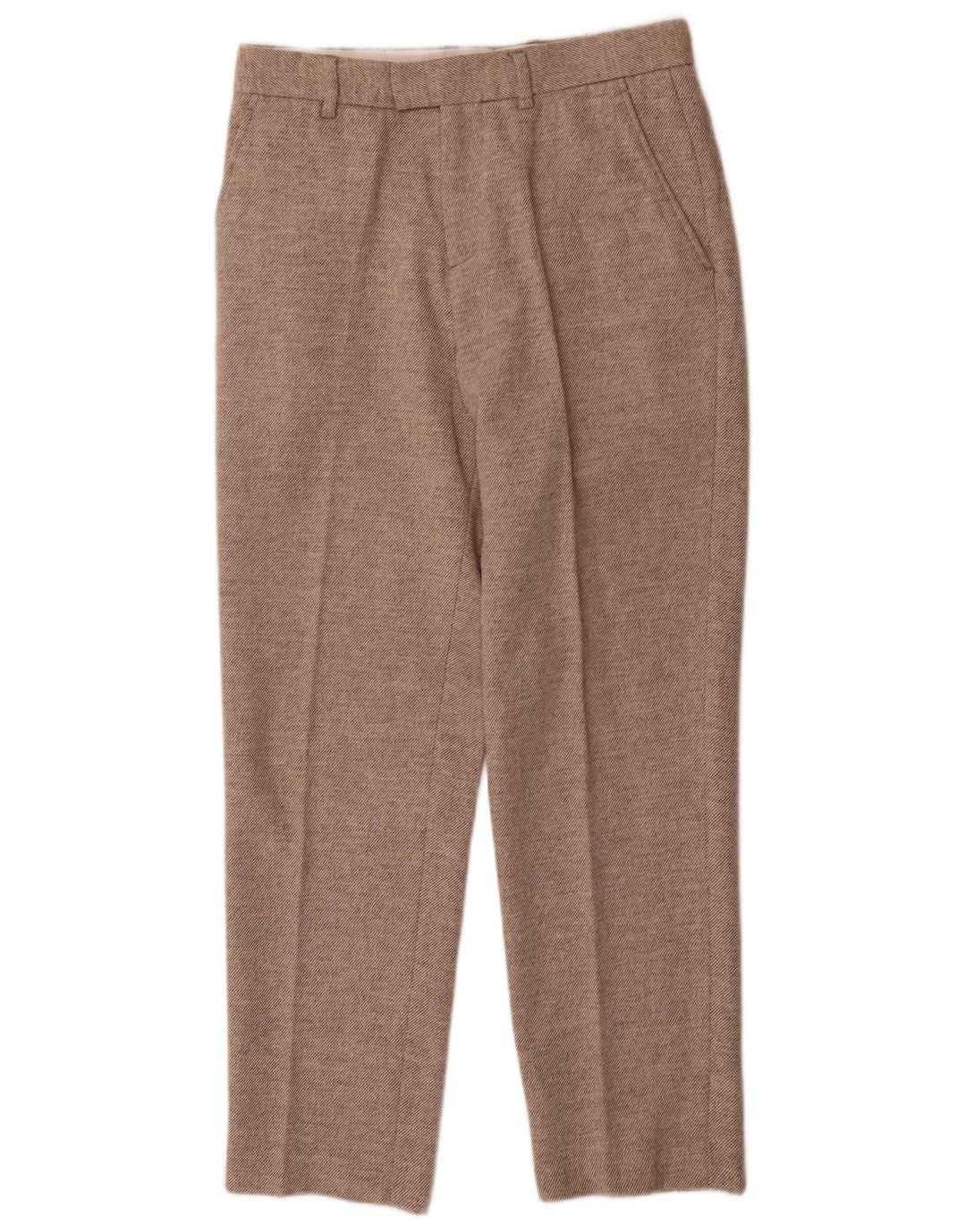 Gerade Anzughose für Damen von Zara, Größe S, W28, L29, Beige