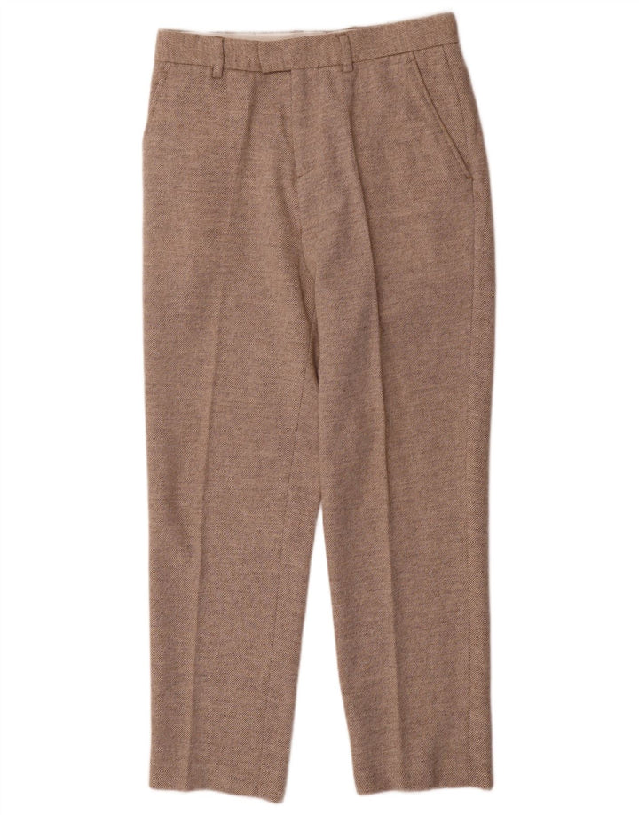 Gerade Anzughose für Damen von Zara, Größe S, W28, L29, Beige
