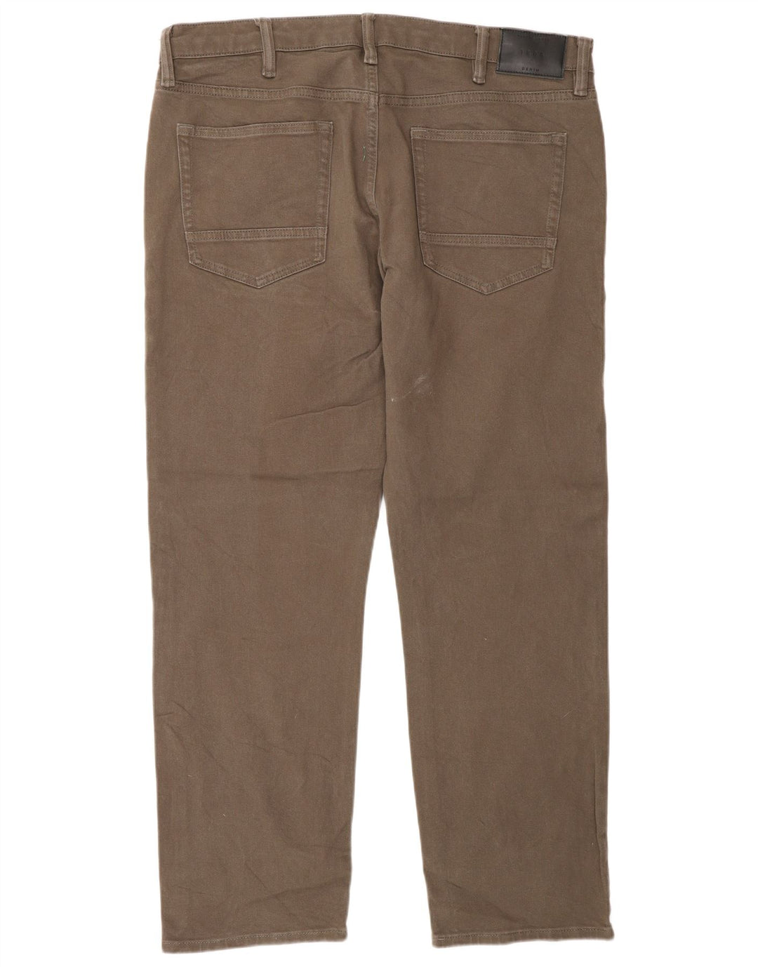 Marks & Spencer Herren Straight Jeans W36 L29 Braune Baumwolle