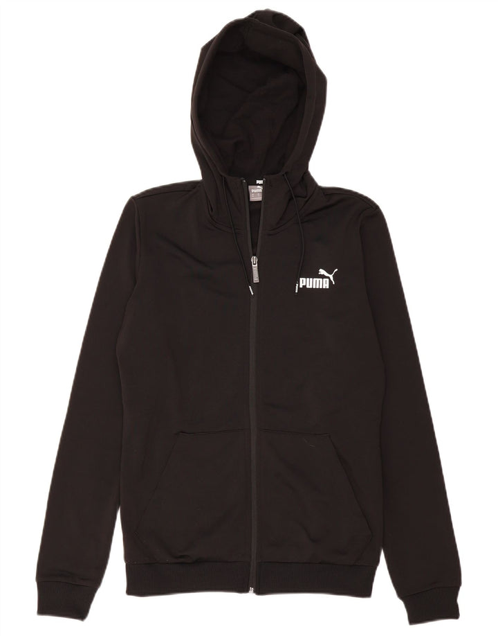 PUMA Herren Zip Hoodie Pullover XS Schwarz Polyester