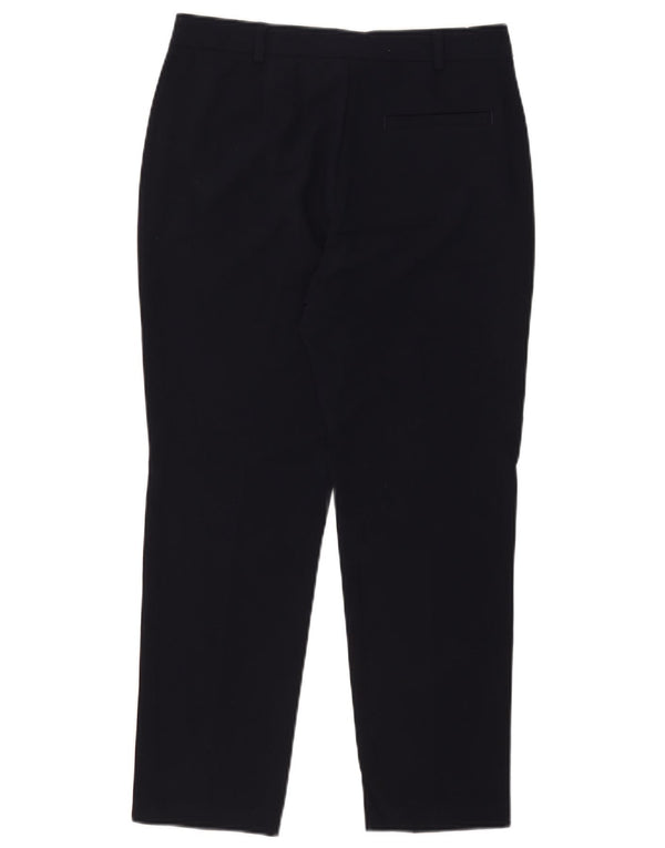 Marks & Spencer Damen Crop Suit Hose UK 10 Small W30 L25 Marineblau