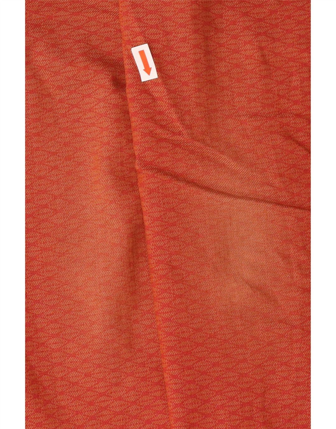 Prana Damen Straight Jeans US 4 Small W27 L31 Orange karierte Baumwolle