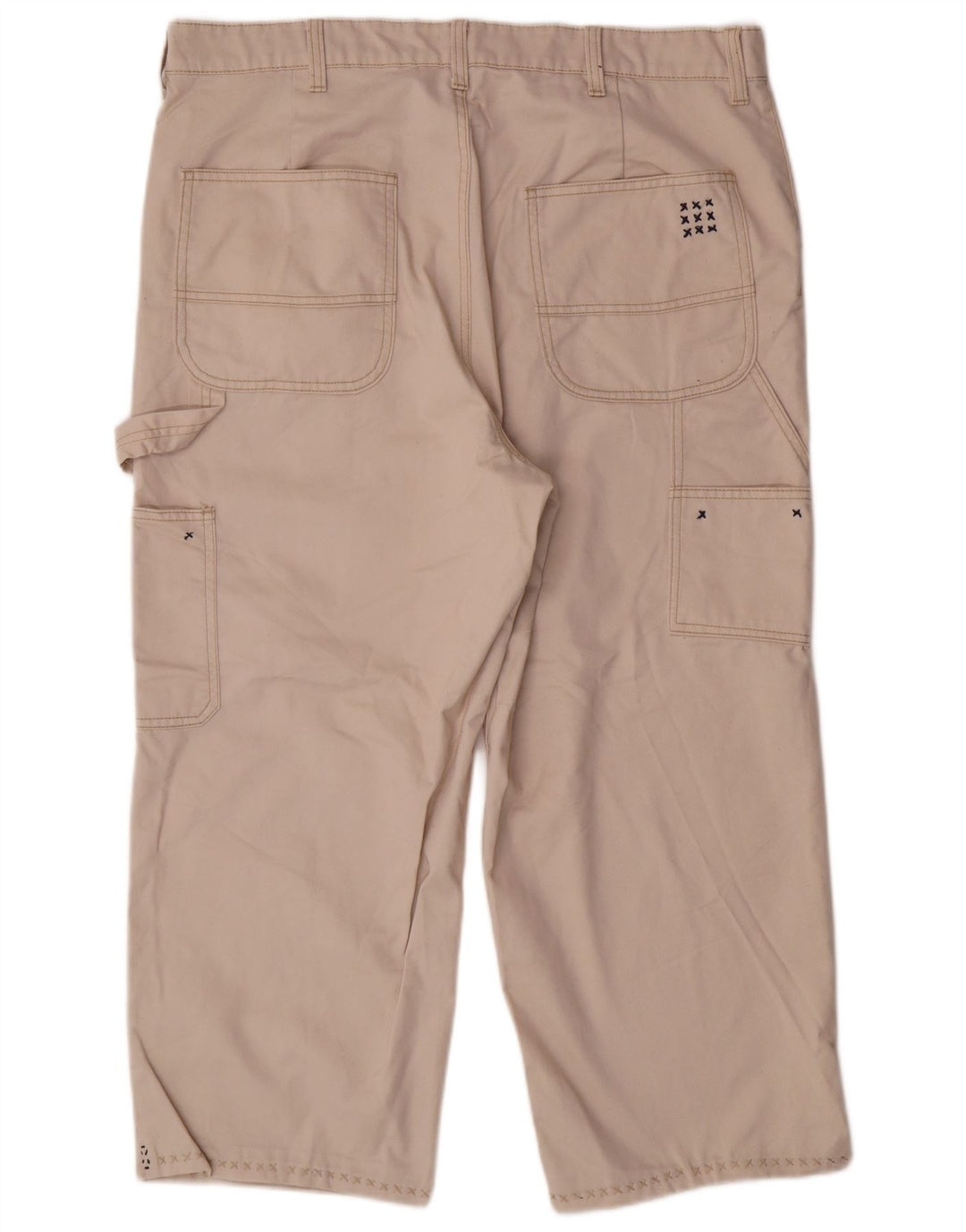 JACK & JONES Herren Cargo-Kurzhose W36 L23 Beige Polyester