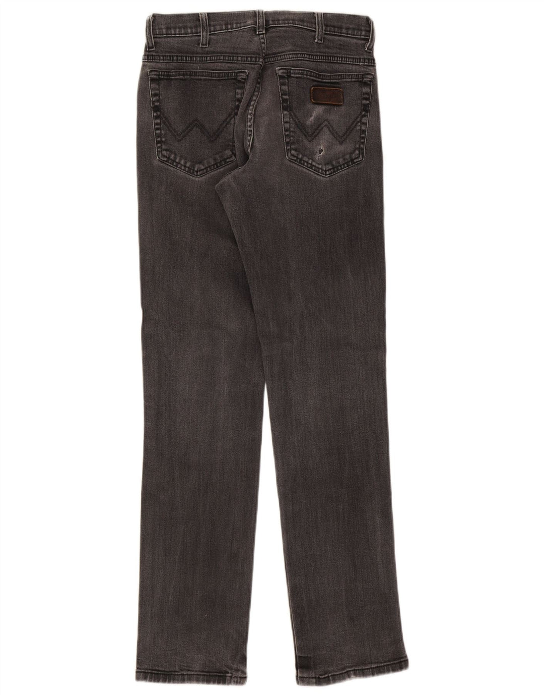 Wrangler Herren Texas Stretch Straight Jeans W33 L34 Graue Baumwolle