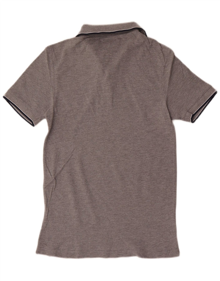 Kappa Herren Poloshirt Small Grau meliert