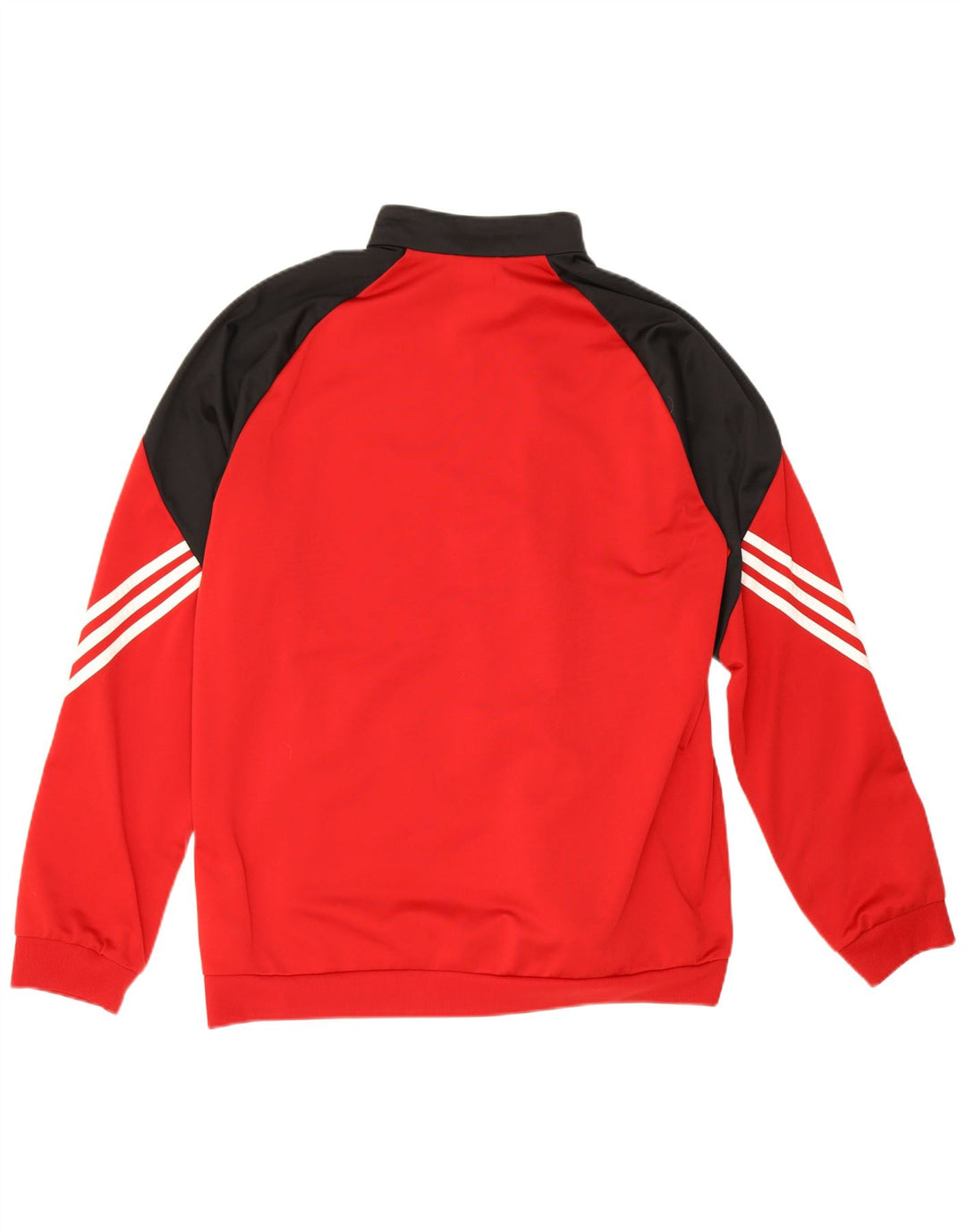 Adidas Herren Trainingsanzug Top Jacke XL Rot Colourblock Polyester