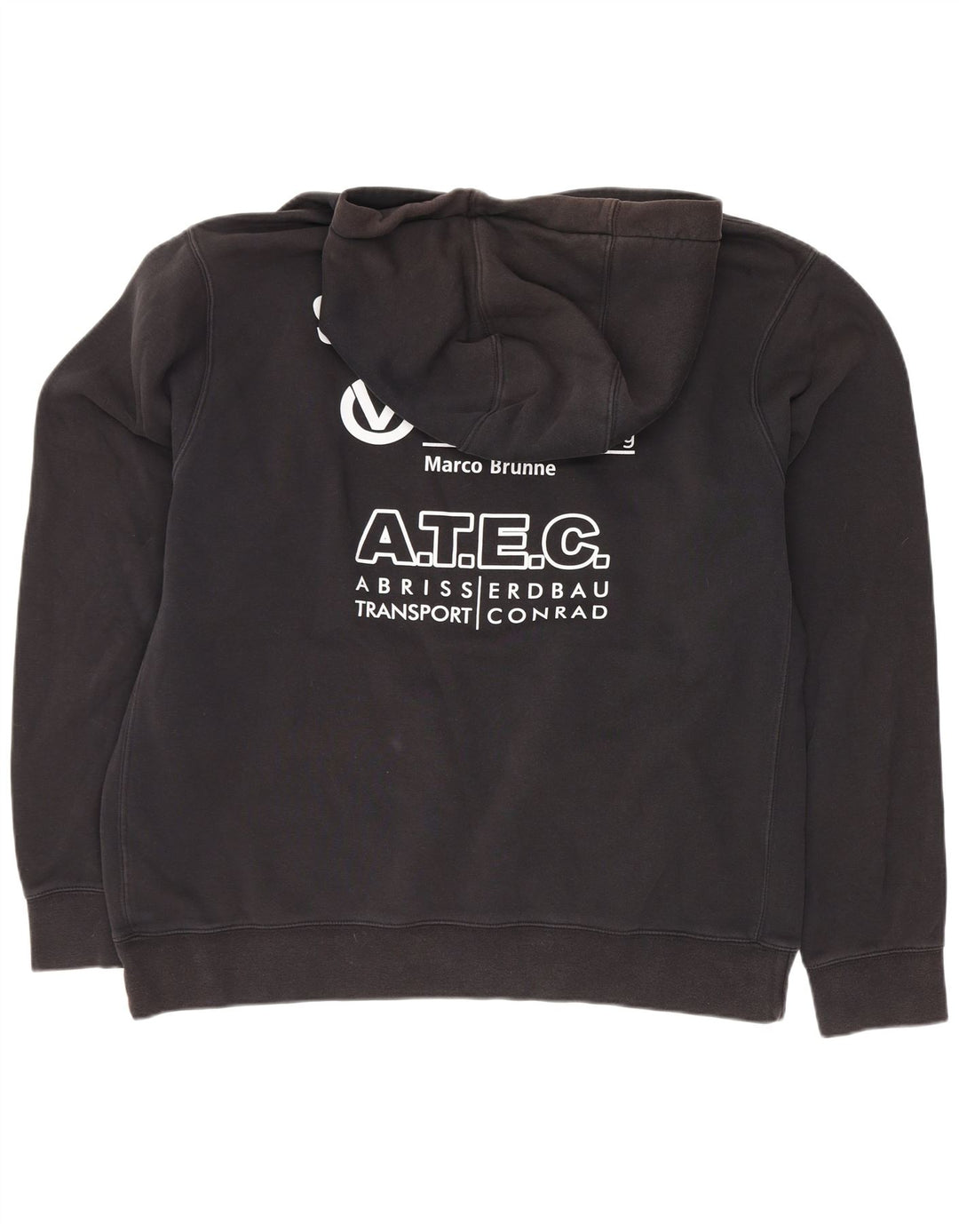 Nike Herren-Kapuzenpullover mit Grafik, groß, aus schwarzer Baumwolle