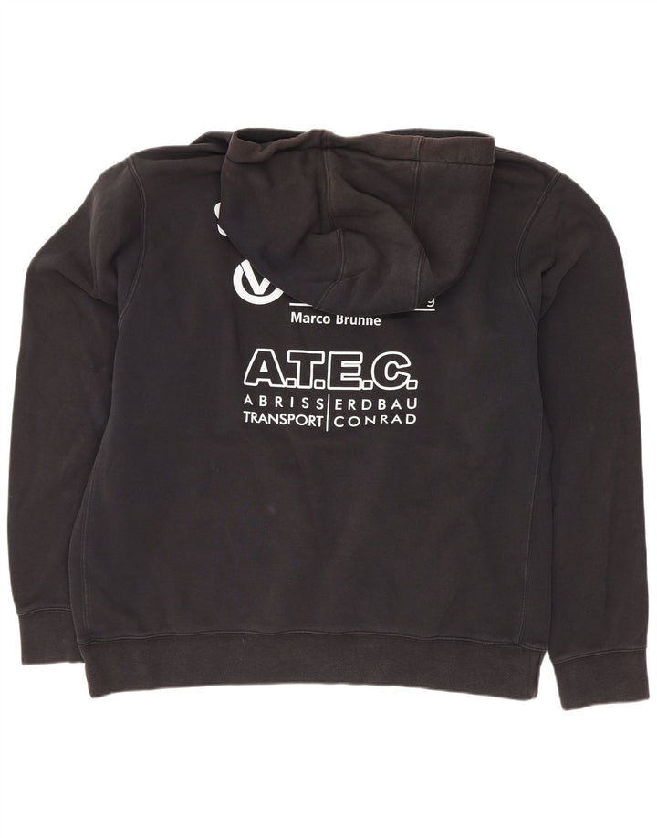 Nike Herren-Kapuzenpullover mit Grafik, groß, aus schwarzer Baumwolle