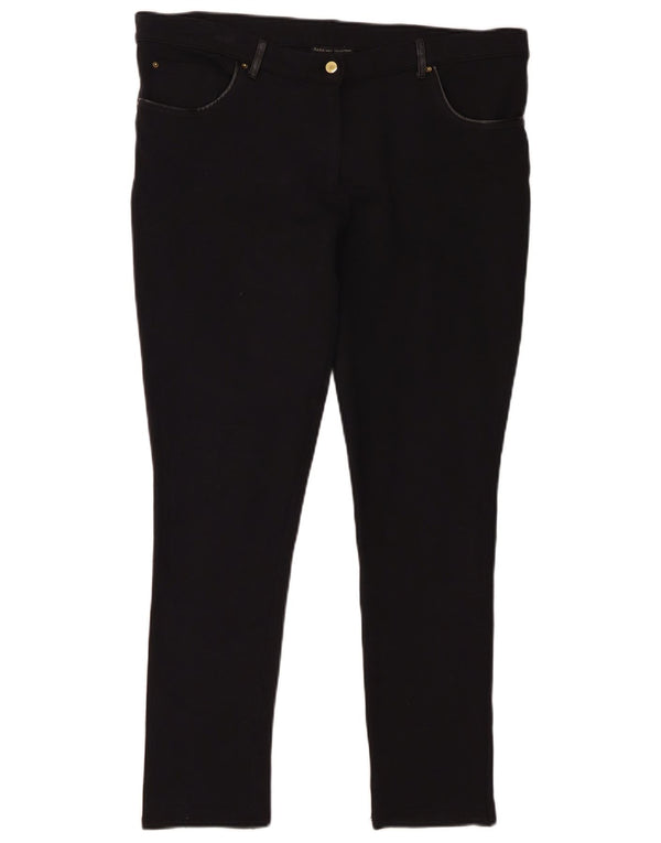 Zara Skinny-Freizeithose für Damen, Größe L, W30, L27, Schwarz