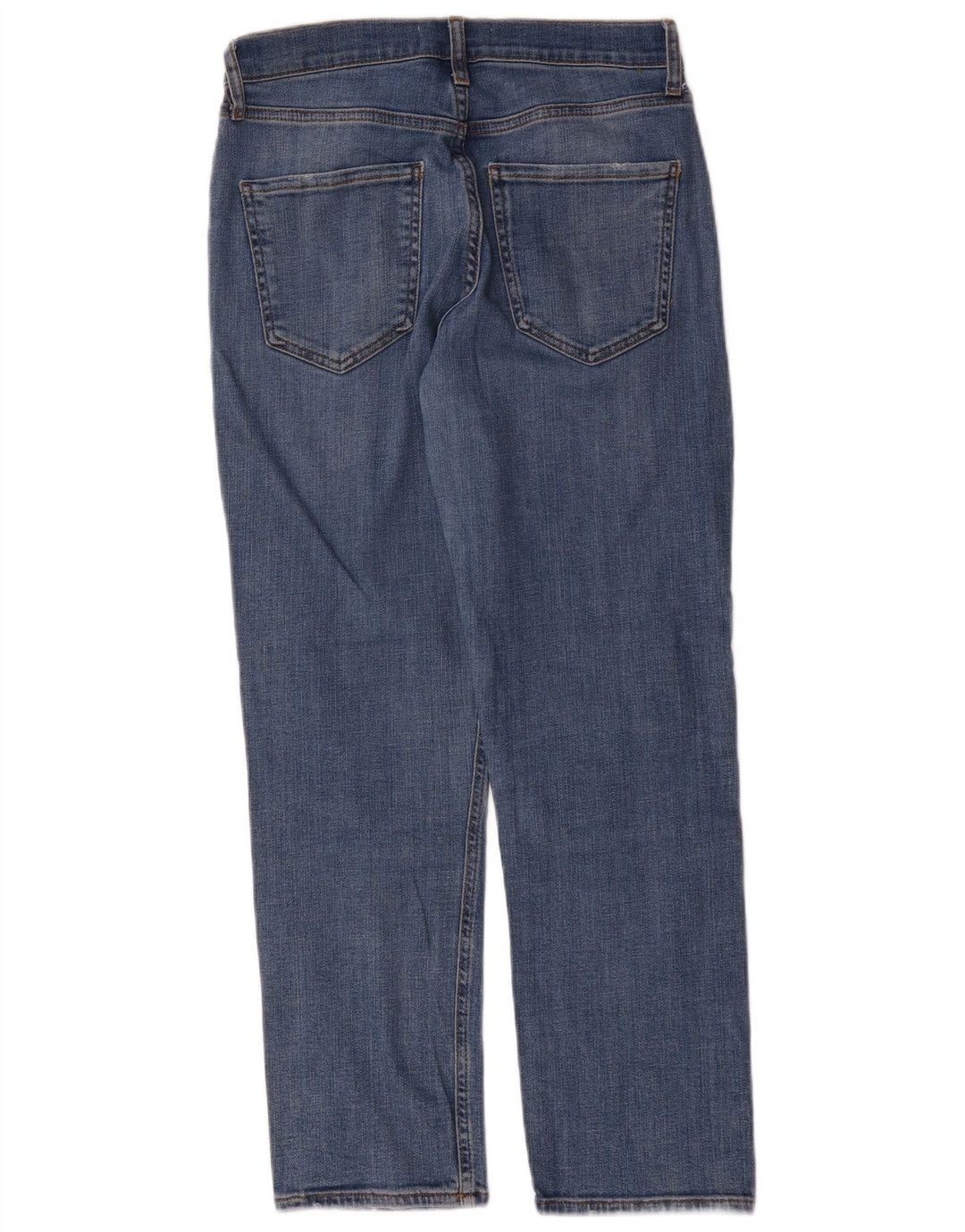 Zara Damen Straight Jeans EU 40 Medium W30 L27 Blau