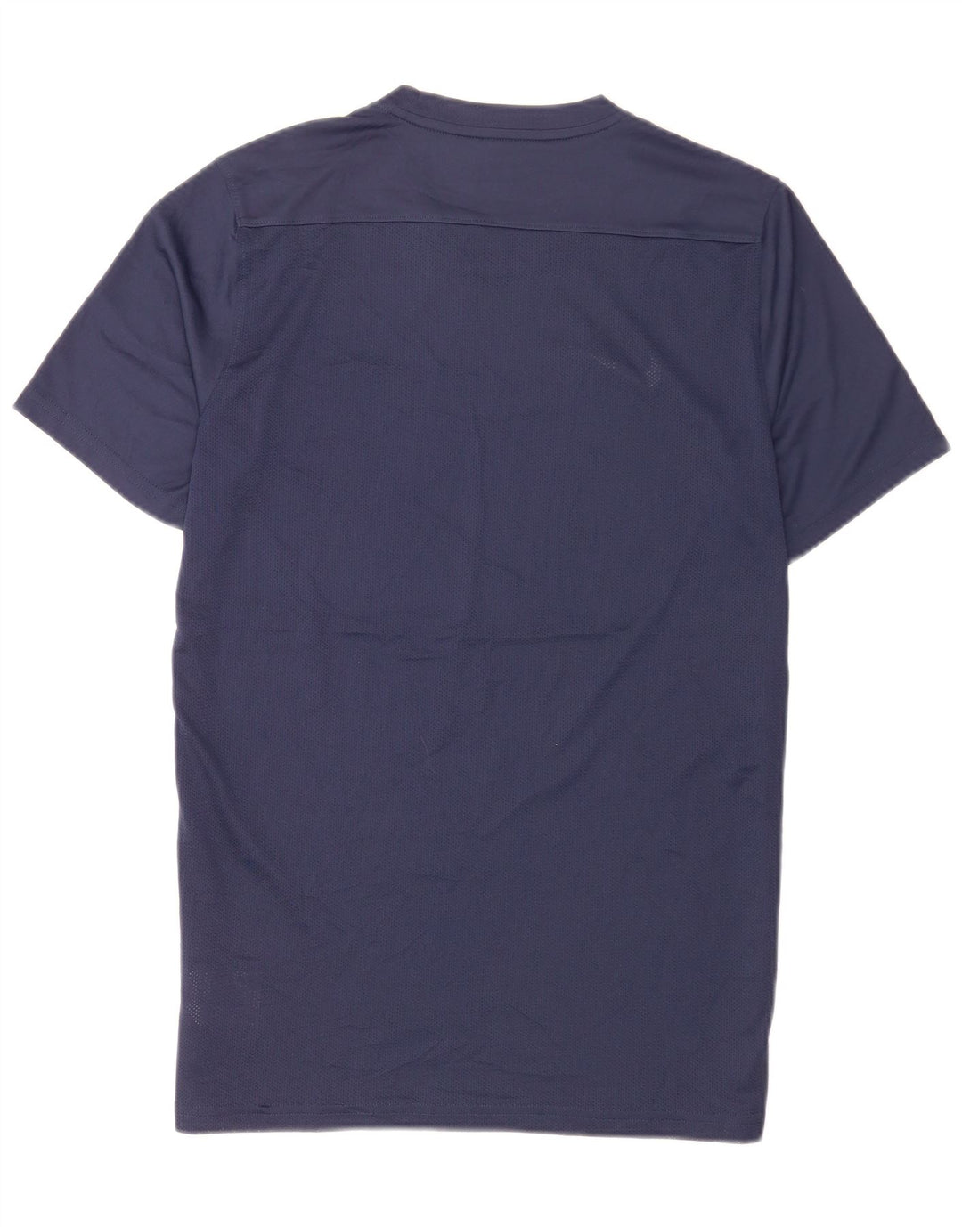 Nike Herren Dri Fit T-Shirt Top Large Marineblau Polyester