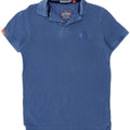 Superdry Herren Poloshirt Mittelblau