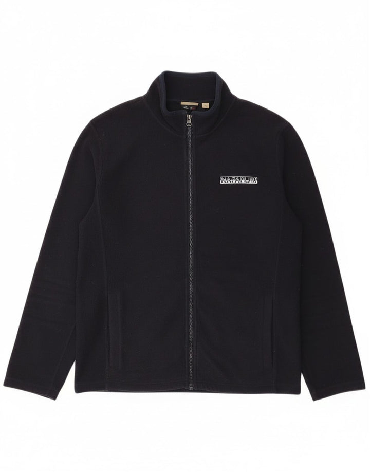 Napapijri Herren Fleecejacke UK 42 XL Marineblau Polyester