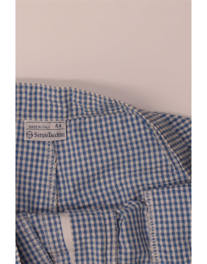 Sergio Tacchini Damen Freizeitshorts IT 44 Medium W28 Blue Gingham