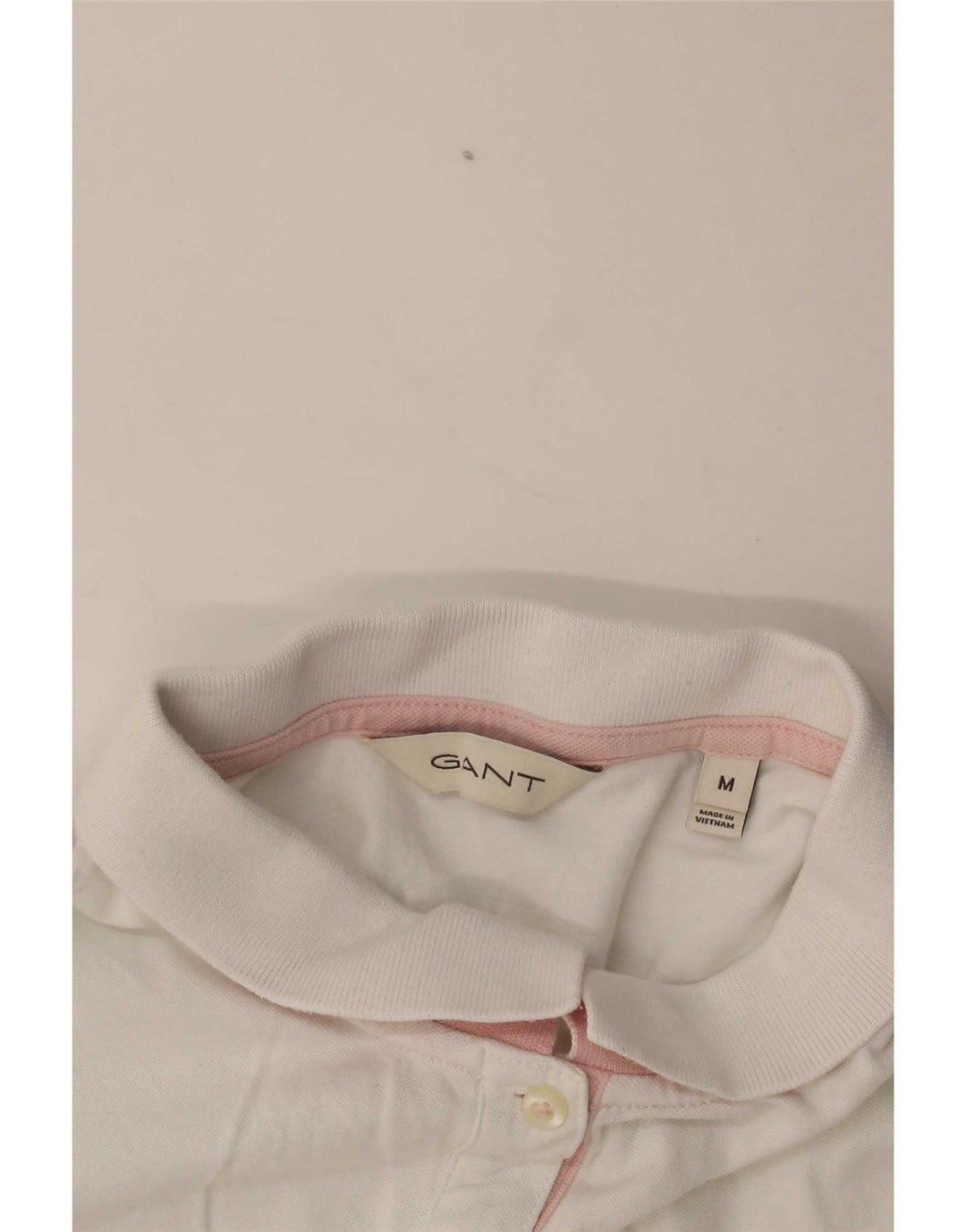 Gant Damen Poloshirt UK 14 Medium Weiß