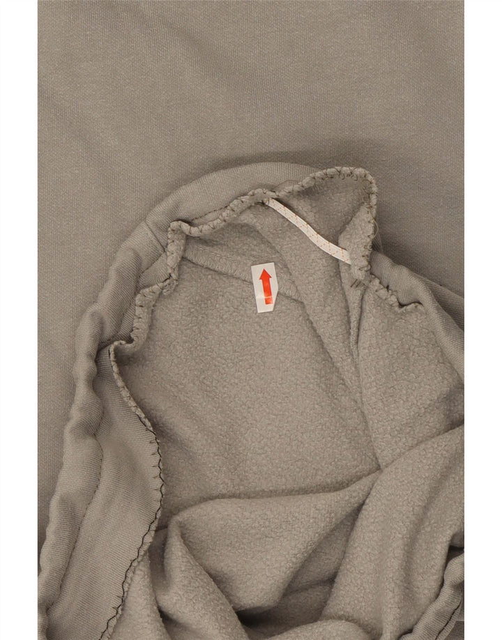 Puma Herren-Sweatshirt-Pullover aus mittelgrauer Colourblock-Baumwolle