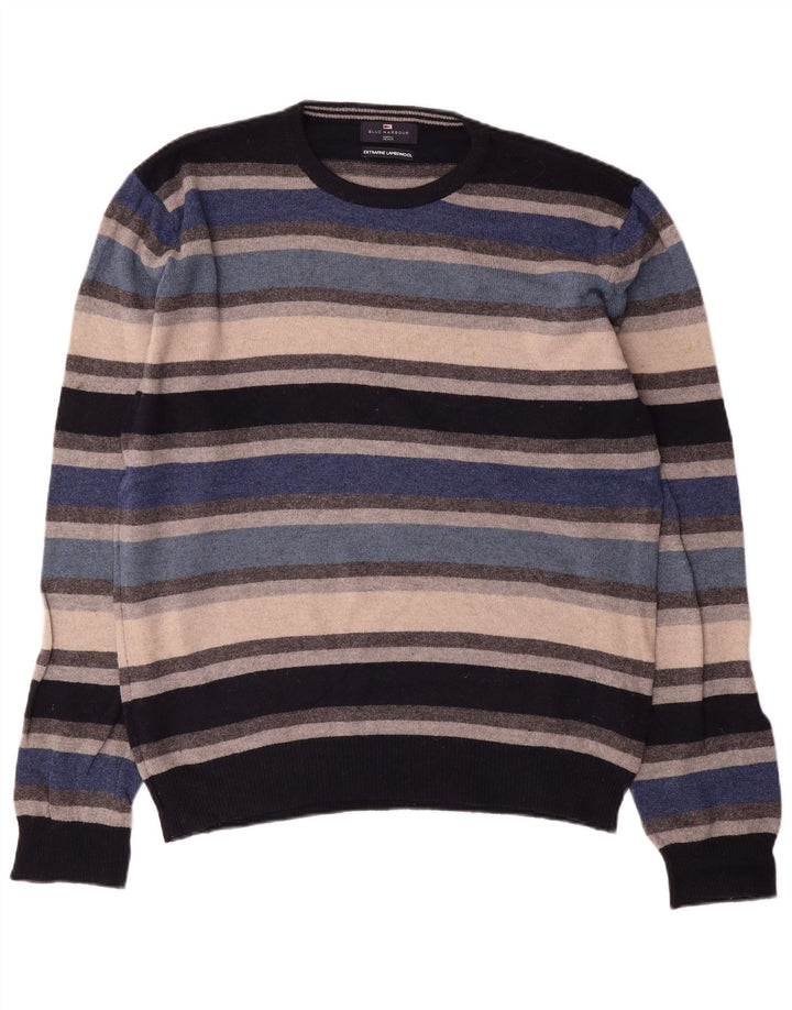 MARKS & SPENCER Herren-Pullover „Harbor“ mit Rundhalsausschnitt, Blau, Größe L, Blau