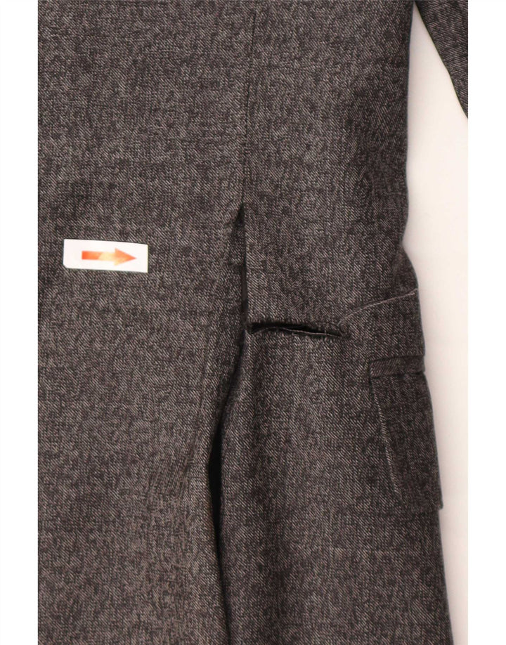 Reiss Herren-Blazer mit 2 Knöpfen, UK 38, mittelgrau gefleckte Wolle