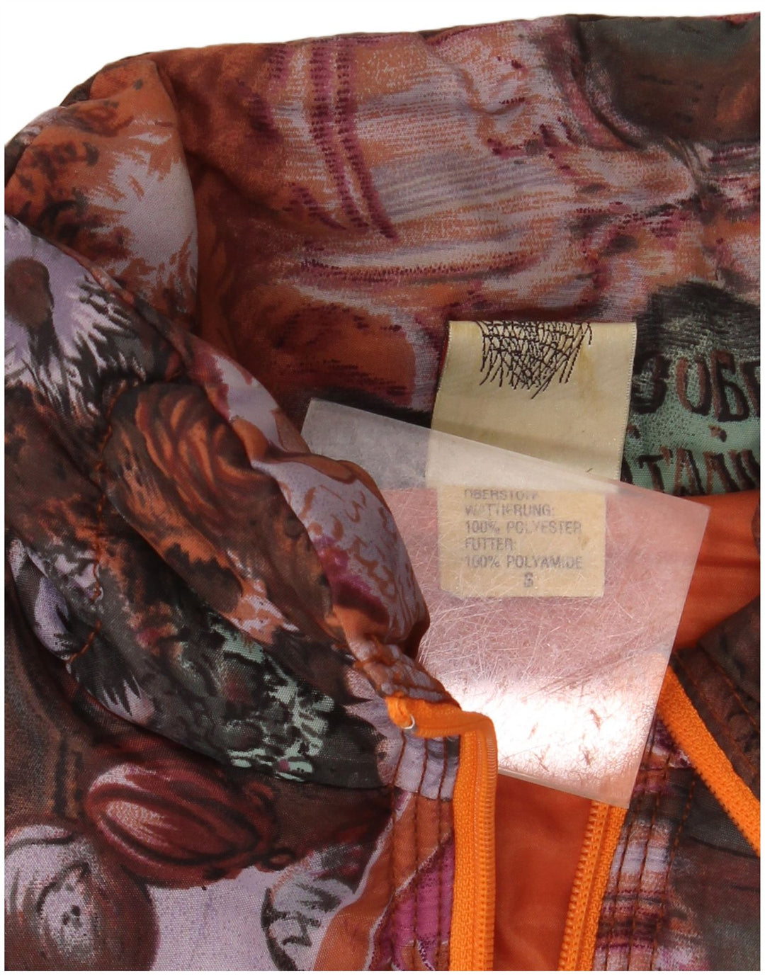 REPRISE Herren-Gilet mit Grafik, gepolstert, UK 36, klein, mehrfarbig, Blumenmuster