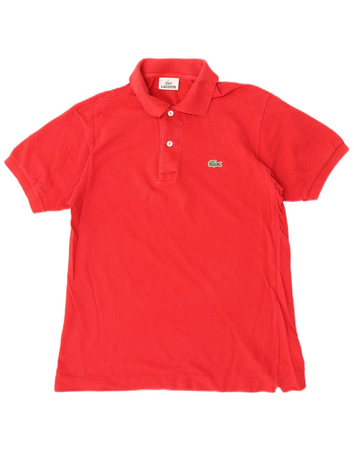 Lacoste Herren-Poloshirt, Größe 2 XS, rote Baumwolle