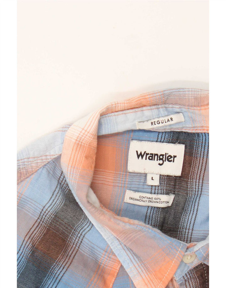 Wrangler Herren-Hemd in normaler Passform, groß, mehrfarbig, kariert, Baumwolle