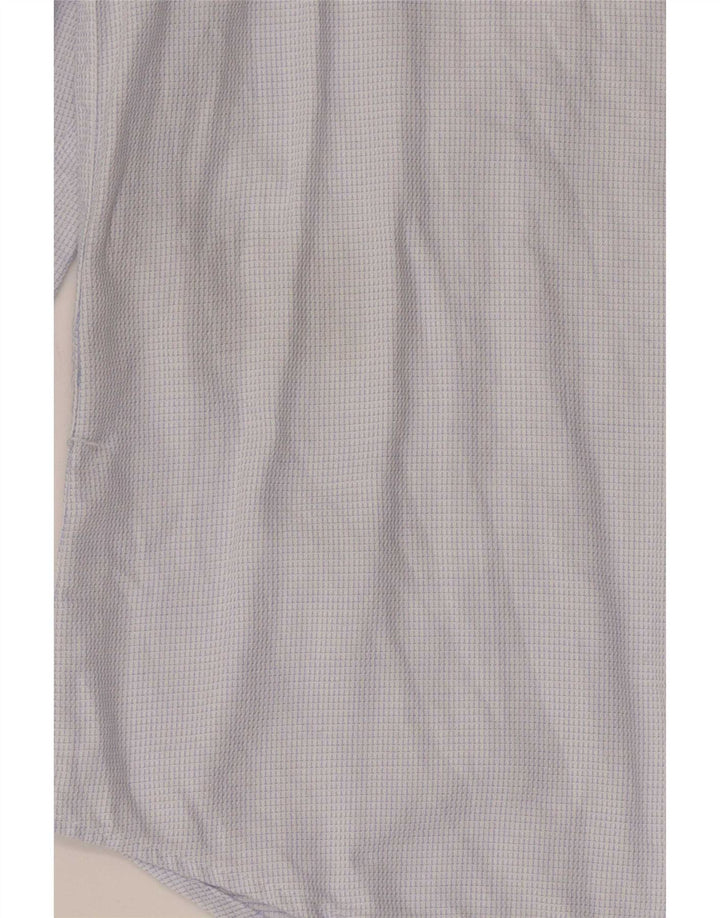 Jack & Jones Herrenhemd, Größe 42, groß, blau kariert, Baumwolle