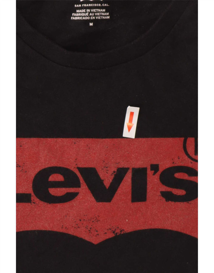 Levi's Herren-T-Shirt mit Grafik, mittelschwarze Baumwolle