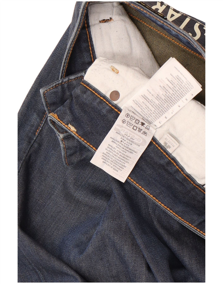G-Star Herren Straight Jeans W31 L34 Marineblaue Baumwolle