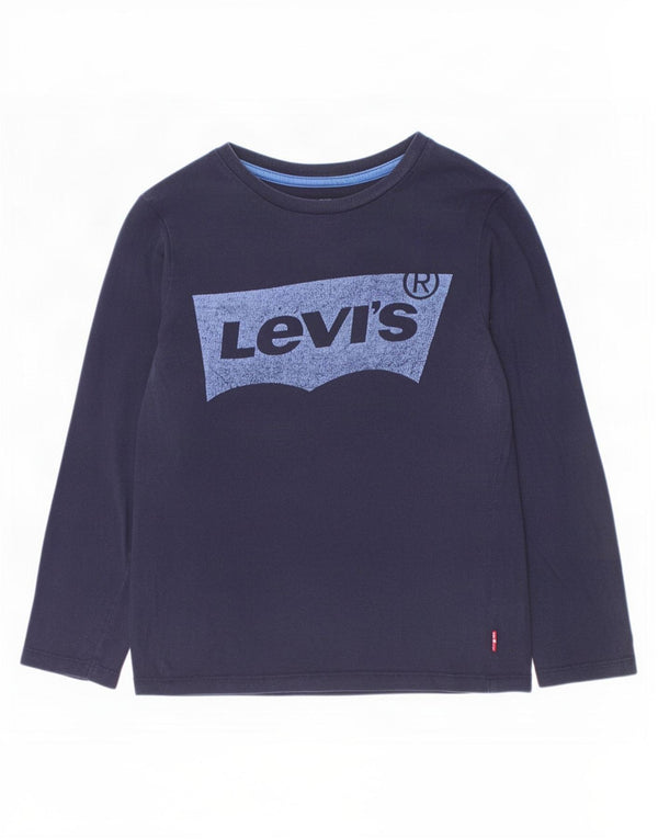 Levi's Jungen Graphic Top Langarm 9–10 Jahre marineblaue Baumwolle