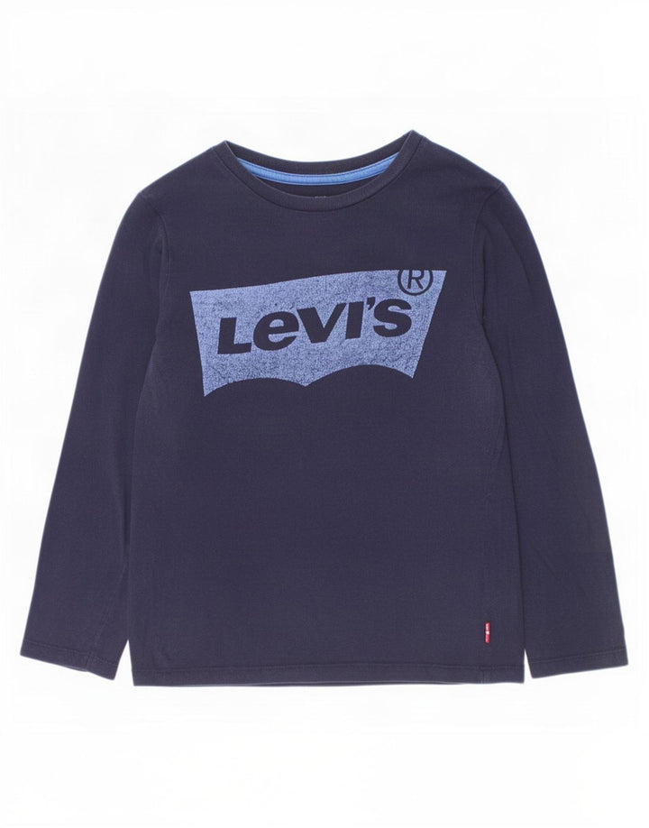 Levi's Jungen Graphic Top Langarm 9–10 Jahre marineblaue Baumwolle