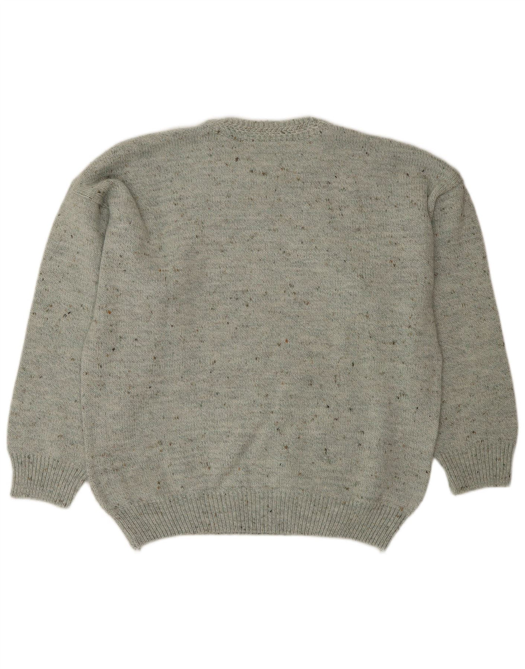 South Coast Herren-Pullover mit Rundhalsausschnitt, Größe 52, groß, grau meliert