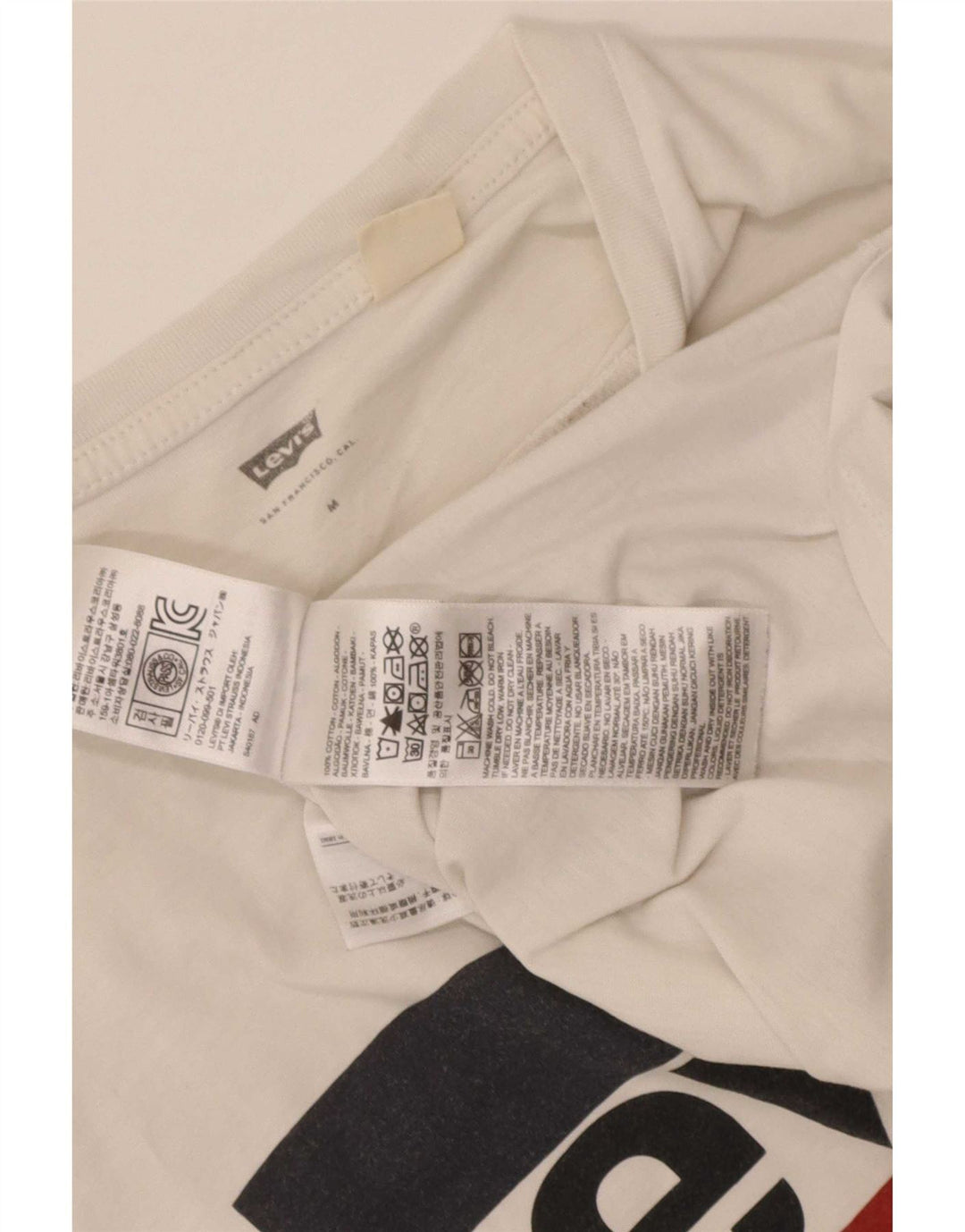 Levi's Herren-T-Shirt mit Grafik, mittelweiße Baumwolle