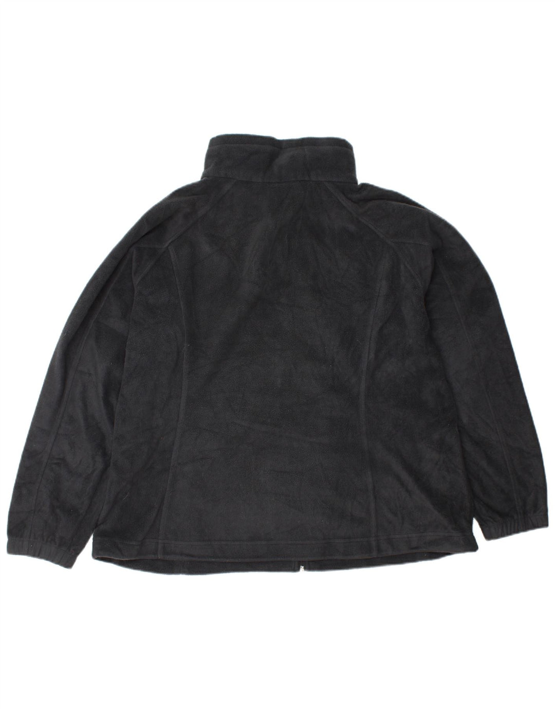 COLUMBIA Mens Fleece Jacket UK 44 2XL Black Polyester