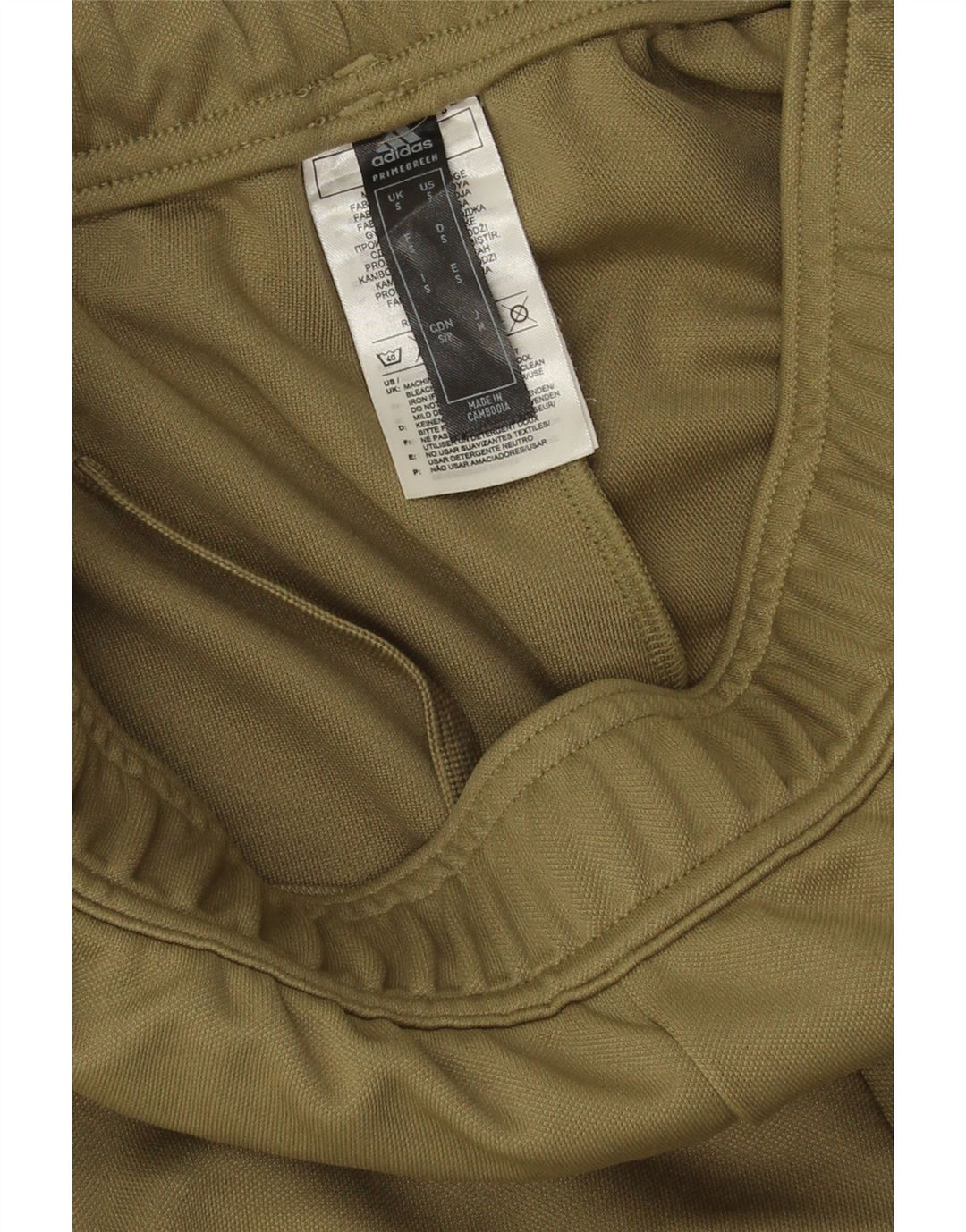 Adidas Herren-Trainingshose, klein, Khaki, Polyester