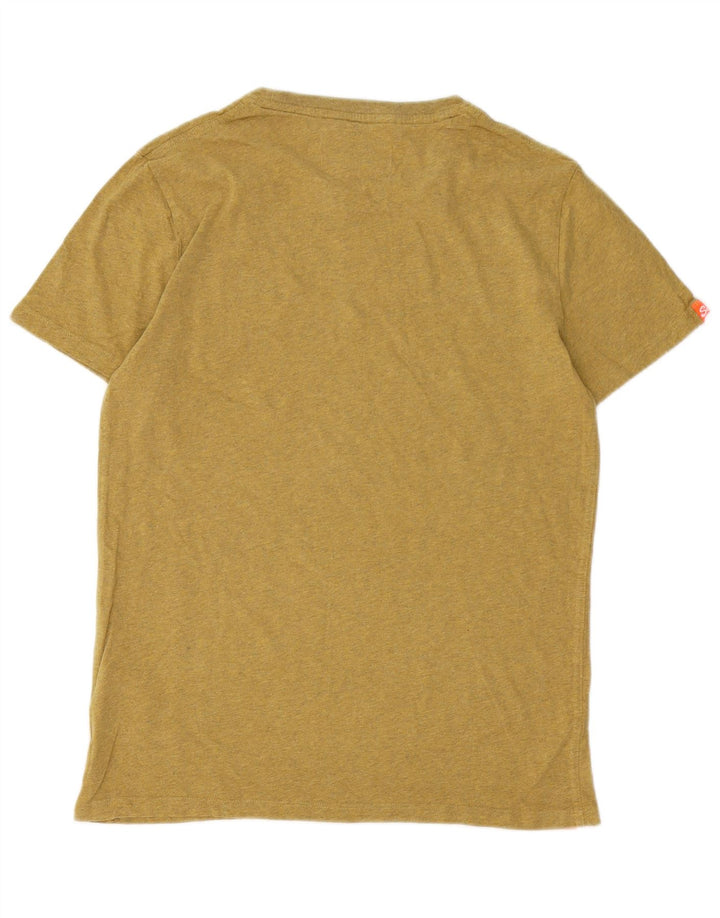 SUPERDRY Herren T-Shirt Top Small Khaki Baumwolle