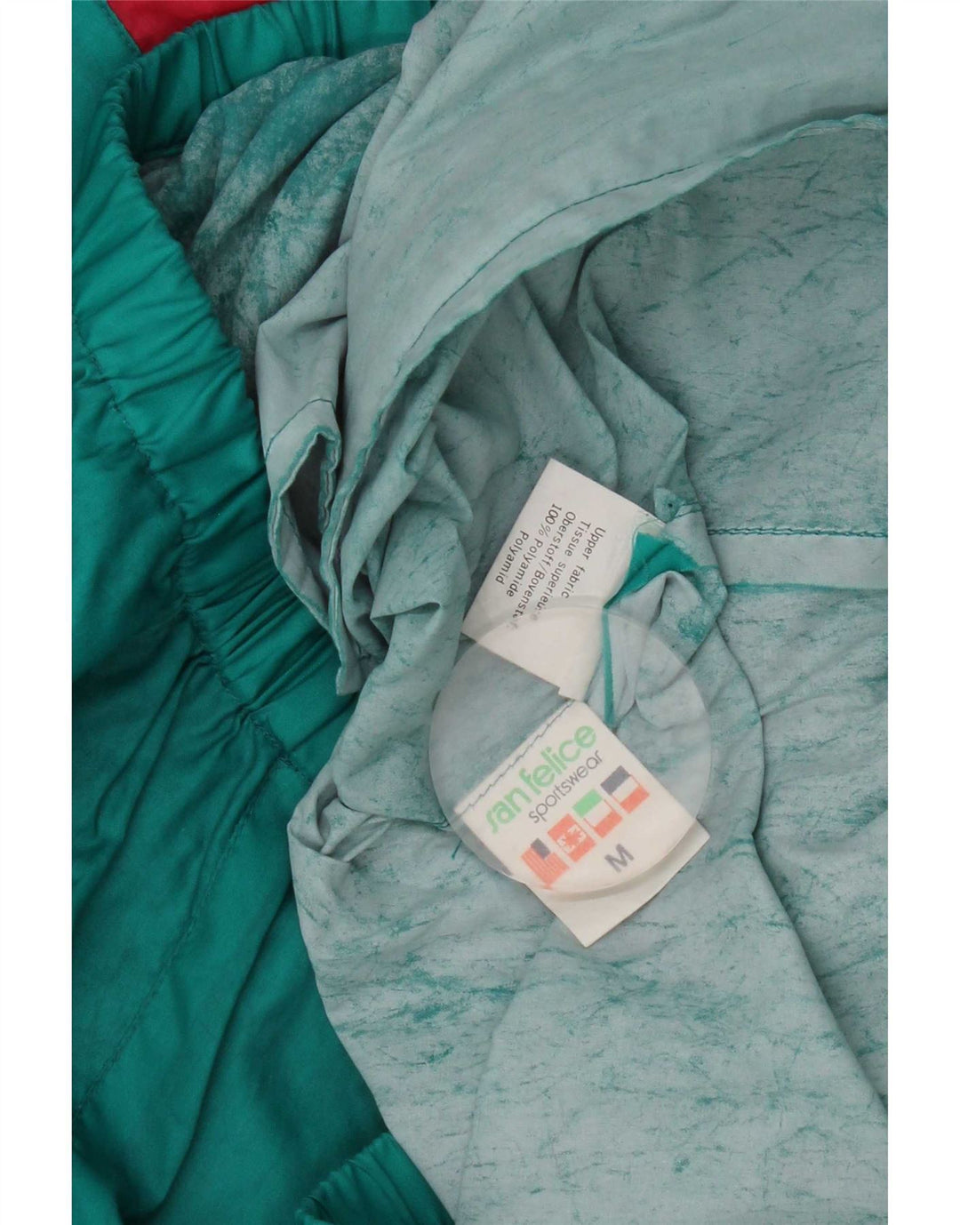 San Felice Herren Übergroße Kapuzen-Regenjacke UK 38 Medium Mehrfarbig