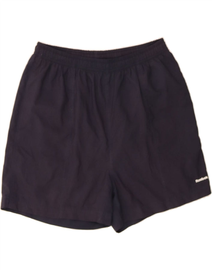 REEBOK Mens Sport Shorts Large Navy Blue Polyester Vintage Reebok and Second-Hand Reebok from Messina Hembry 